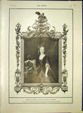 Original Old Antique Print Thoringy Portrait Mignard Morocco Revolt Somali 1903