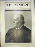 Original Old Antique Print Portrait Dean Farrar Canterbury 1903 20th Century