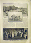 Old Antique Print Eastbourne Technical Bath Assembly Karakara Sokoto 1903 20th