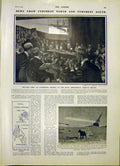 Original Old Antique Print Royal Geographical Society Polar Star Teplitz 1903