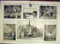Original Old Antique Print King Edward Visit Rome Italy Vatican 1903 20th