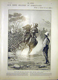 Original Old Antique Print Boer Somaliland Africa Plunkett Prater 1903 20th