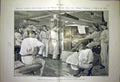 Original Old Antique Print Loubet Navy Cadets French Training Ship Borda 1903