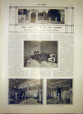 Original Old Antique Print Pope Leo Vatican Rome Atlantic Liner Stokehole 1903