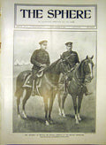 Original Old Antique Print Military Manoeuvres General French Wood 1903 20th