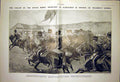 Original Old Antique Print Royal Horse Artillery Aldershot Loubet Gallop 1903