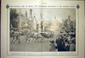 Original Old Antique Print King Edward Vienna Hofburg Austria 1903 20th Century