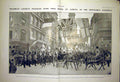 Original Old Antique Print President Loubet Visit London Procession Opera 1903