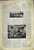 Original Old Antique Print Duchess Baden Palace Portrait Louise-Marie-Elizabeth