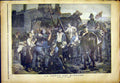 Original Old Antique Print Miners Mine Strike Grievance French 1892 Victorian