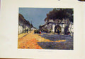 Original Old Vintage Print C1919 Mexico City Color Street Art 20th Century