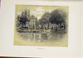 Original Old Vintage Print Rotterdam Sketch Art Etching Sepia C1919 20th Century