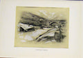 Original Old Vintage Print Sepia Style Fine Art Mountain Torrent C1919 20th