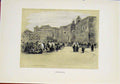 Original Old Antique Print Bethlehem City Town Sepia Fine Art