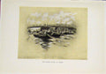 Original Old Vintage Print Ogara Tokio River Bridge Fine Art C1919 Sepia 20th