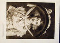 Original Old Antique Print Portrait Mrs Warde John Opie Fine Art C1906 20th