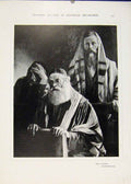 Original Old Antique Print Aliens Prayers Rothenstein Fine Art C1906 20th