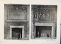 Original Old Antique Print Fire Place Room Cliffords Inn Bromley Palace