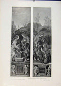 Old Antique Print Christ Woman Samaria Noli Tangere Filippino Lippi C1906 20th