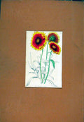 Original Old Antique Print Gaillardia Flower Hand Colored Fine Art C1831 19th