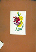 Original Old Antique Print Fine Art Hand Colored Jasmin Flower C1831 19th