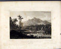 Original Old Antique Print Scotland Lake Loch Katrine Benvenue Perth