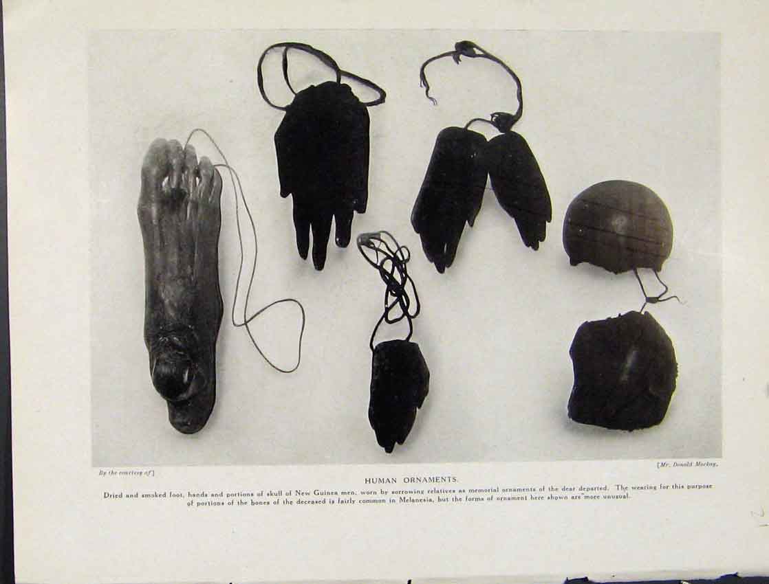 Original Old Vintage Print Landing Duk Duk Dancers Fine Art C1931 Photo 20th
