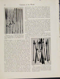 Old Antique Print Spear Heads St Matthias Island Melanesia Clubs Gazelle