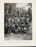 Original Old Vintage Print Festival Attire Melanesian Photo C1931 Art 20th