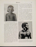 Original Old Vintage Print Melanesia Child Enlarging Ear Lobes Photo C1931 20th
