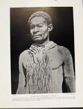 Original Old Vintage Print Kiwai Man Mourning Costume C1931 Fine Art 20th