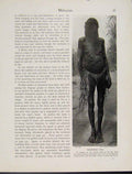 Original Old Vintage Print Mourning Veil Gaima Fly East Melanesia Photo 1931