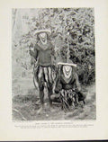 Original Old Vintage Print Spitir Masks Gazelle Peninsula Photo C1931 20th