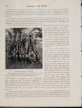 Original Old Vintage Print Solomon Islandpan Pipes Melanesia Photo C1931 20th