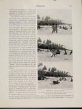 Original Old Vintage Print Polynesia Wrestling Ellice Islands Photo C1931 20th