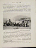 Original Old Vintage Print Maori Dance Australia Photograph Tribal C1931 20th