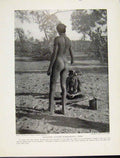 Original Old Vintage Print Initiation Custome Warramunga Tribe Australia C1931