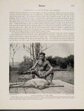 Original Old Vintage Print Borneo Kayan Speaking Gods Photograph C1931 20th