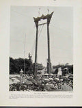 Original Old Vintage Print Swing Festival High Fine Art C1931 Photograph 20th