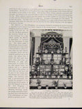 Original Old Vintage Print Funeral Ceremony Siam Photograph C1931 20th Century