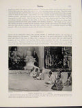 Original Old Vintage Print Women Worshipping Shrine Manu Laws Photo C1931 20th