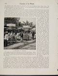 Original Old Vintage Print Procession Buddhas Shrine Monks Photo C1931 20th