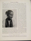 Original Old Vintage Print Malay Girl Kelantan Ear Stud Photograph C1931 20th