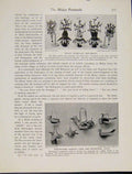 Original Old Antique Print Malay Peninsula Marriage Ornaments Baskets Photo 18th