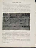 Original Old Vintage Print Thread Work Grave Singora Photograph C1931 20th