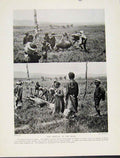 Original Old Antique Print Festival Dead Burmese Burman Fine Art Culture Photo