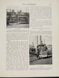 Original Old Vintage Print China Mongolia Pall Pavilion Photograph C1931 20th