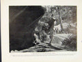 Original Old Antique Print Rock Shelterhennebeddss Vedda Photograph