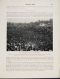 Original Old Vintage Print C1931 Mahamakha Festival Kumbakonam Gangers Photo