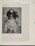 Original Old Vintage Print C1931 Lingayat Mendicant Pambalas Religious Photo